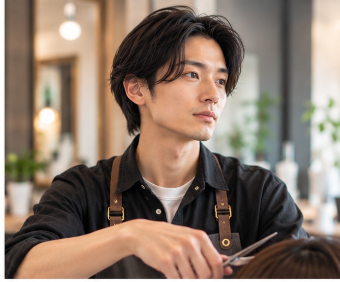 スタイリストによるヘアカット